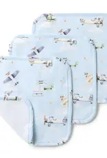 Snuggle Hunny Kids Snuggle Hunny Taking Flight Organic Wash Cloths - 3 Pack