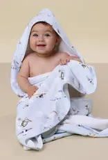 Snuggle Hunny Kids Snuggle Hunny Taking Flight Organic Hooded Baby Towel