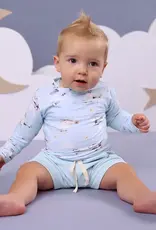 Snuggle Hunny Kids Snuggle Hunny Taking Flight Long Sleeve Organic Bodysuit