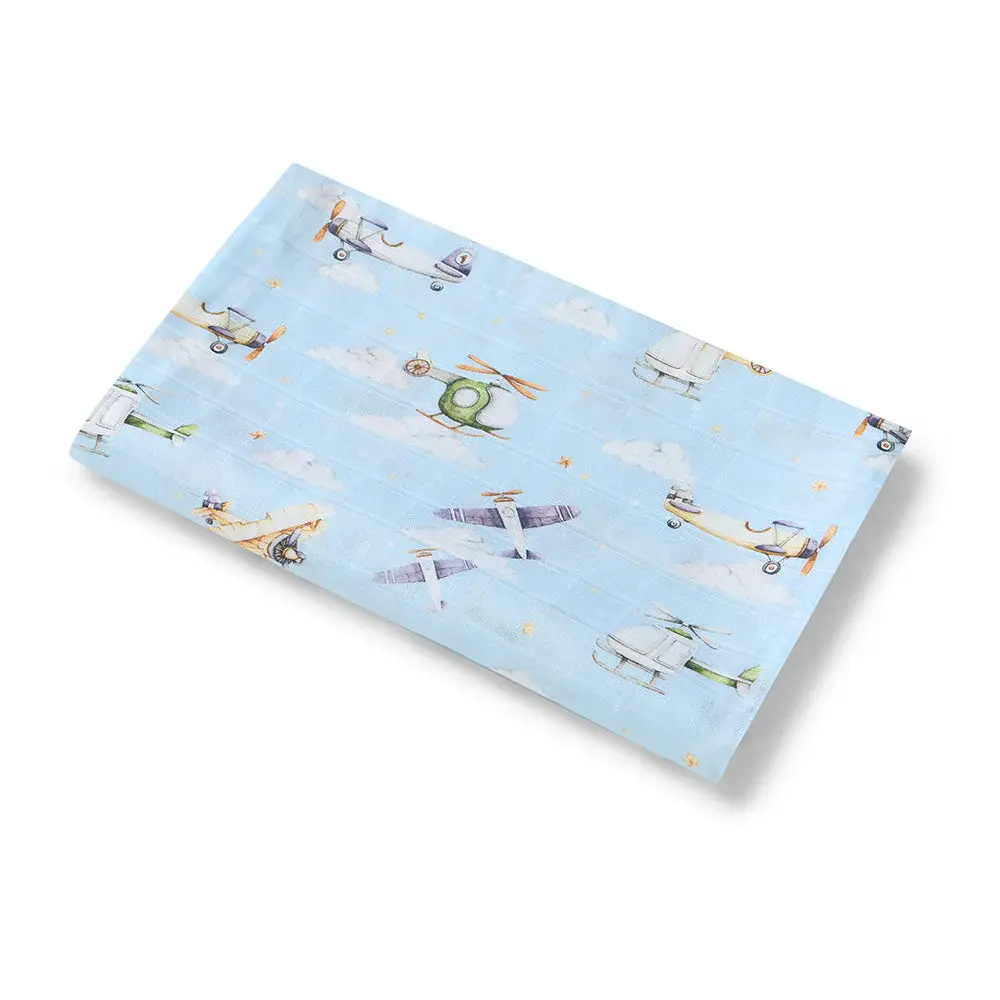 Snuggle Hunny Kids Snuggle Hunny Taking Flight Organic Muslin Wrap