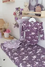 Snuggle Hunny Kids Snuggle Hunny Midnight Swan Organic Bassinet Sheet / Change Pad Cover