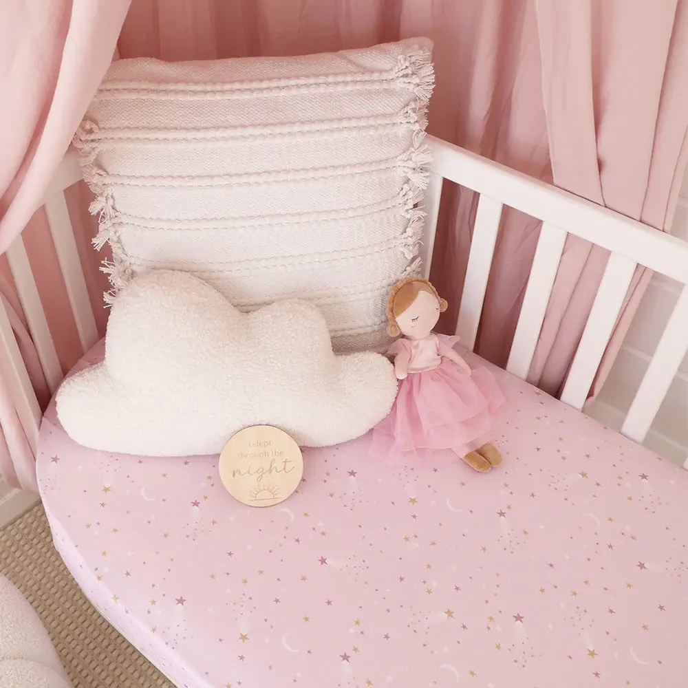 Snuggle Hunny Kids Snuggle Hunny Twinkle Organic Fitted Cot Sheet