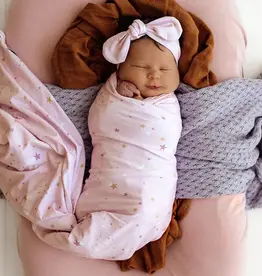 Snuggle Hunny Kids Snuggle Hunny Twinkle Organic Jersey Wrap & Topknot Set