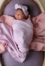 Snuggle Hunny Kids Snuggle Hunny Twinkle Organic Jersey Wrap & Topknot Set