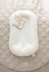 Linen Label Linen Label Baby Lounger Nest + Snow White Linen Cover | White