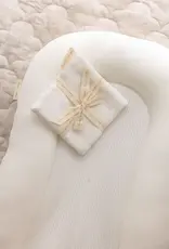 Linen Label Linen Label Baby Lounger Nest + Snow White Linen Cover | White