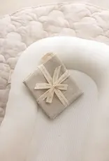 Linen Label Linen Label Baby Lounger Nest + Natural Linen Cover | Beige