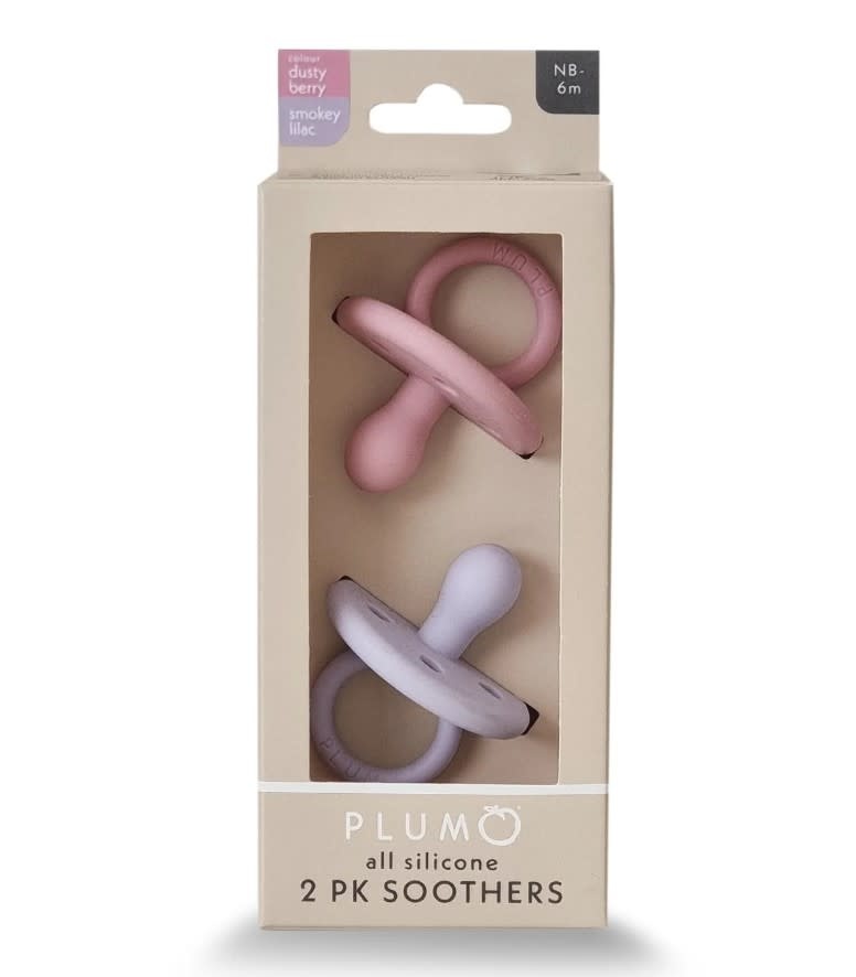 Plum Plum 2PK Silicone Soother