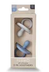 Plum Plum 2PK Silicone Soother