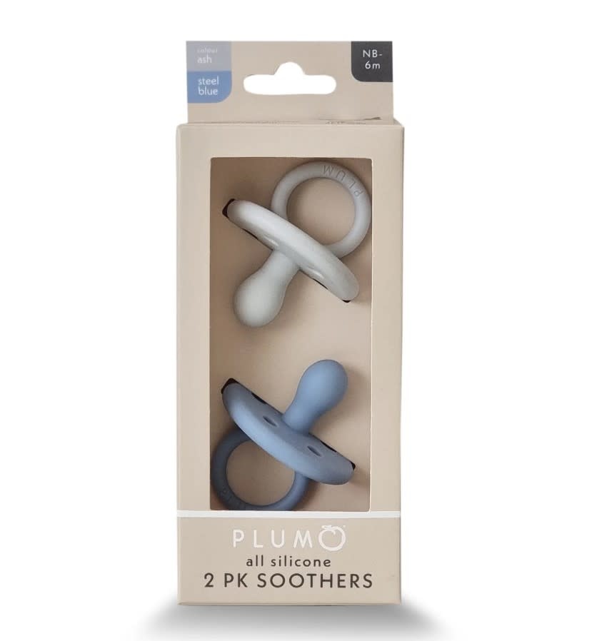 Plum Plum 2PK Silicone Soother