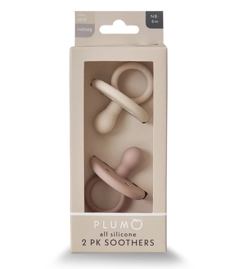 Plum Plum 2PK Silicone Soother