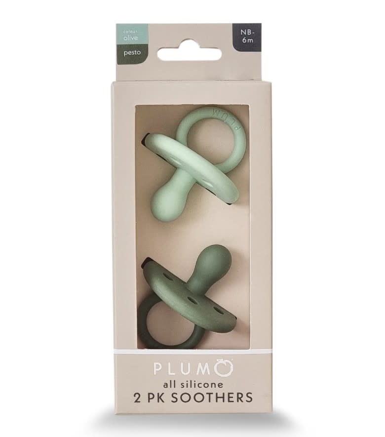 Plum Plum 2PK Silicone Soother