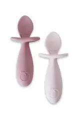 Plum Plum Silicone 2PK Easy Grip Spoon Set