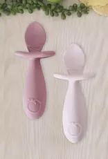 Plum Plum Silicone 2PK Easy Grip Spoon Set