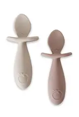 Plum Plum Silicone 2PK Easy Grip Spoon Set
