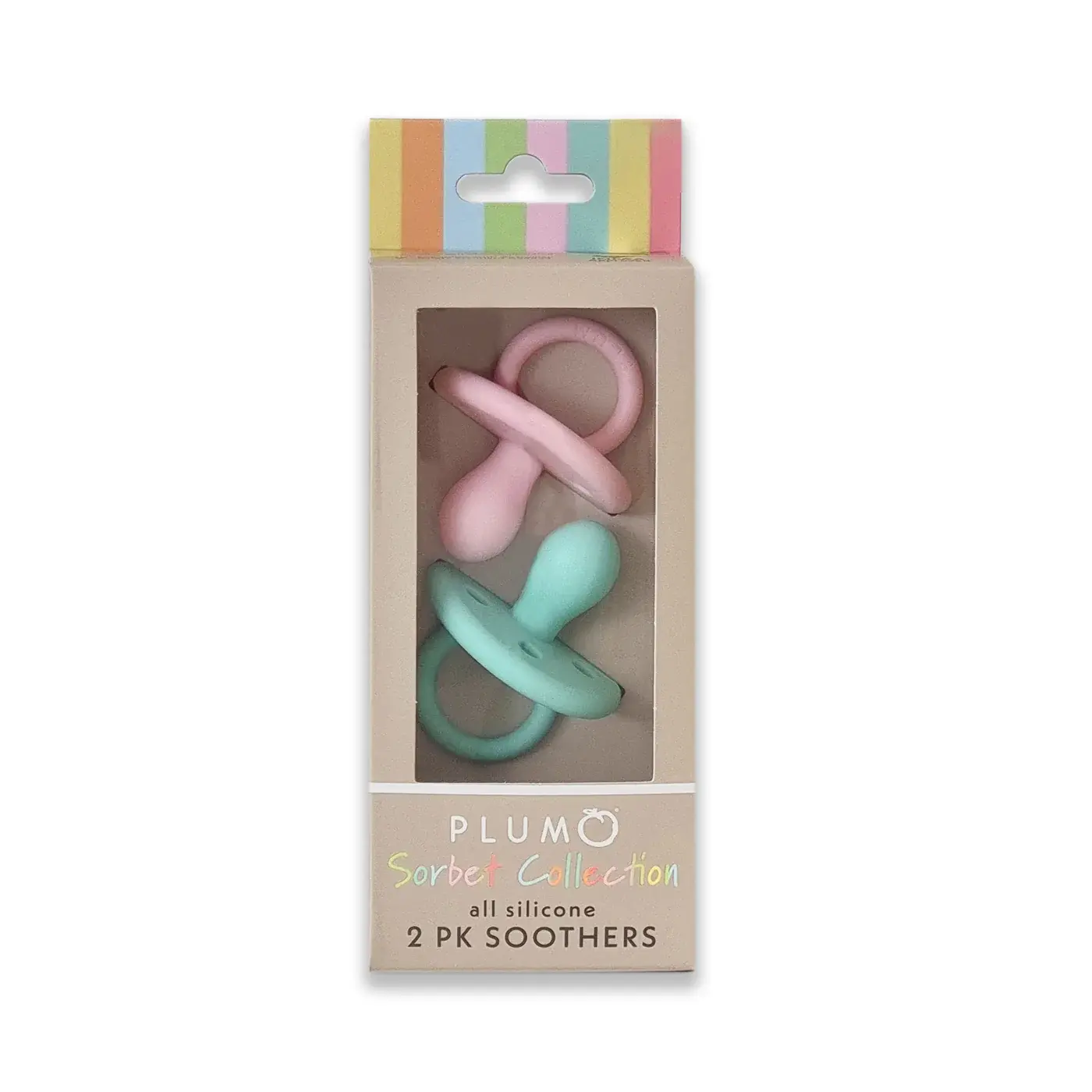 Plum Plum 2pk Sorbet Silicone Soother