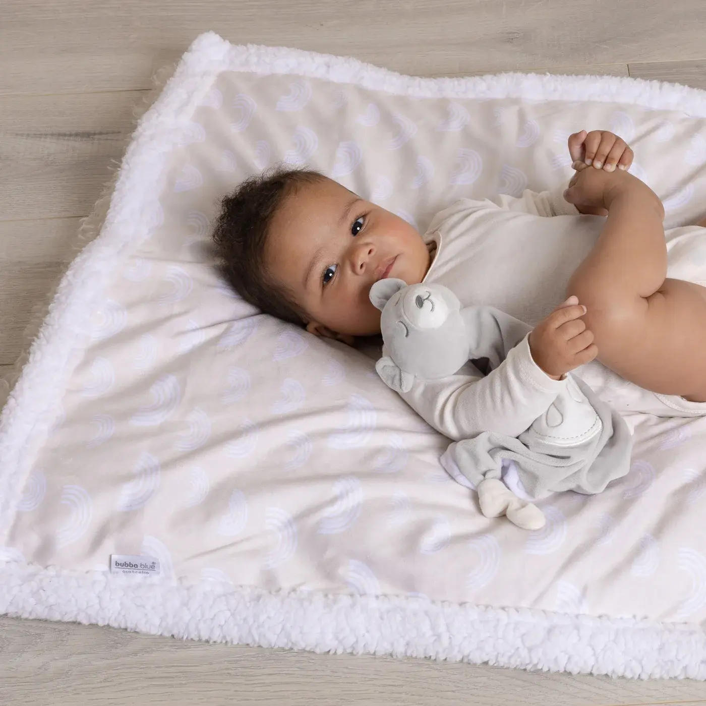 Bubba Blue Bubba Blue Nordic Cuddle Blanket Lamb Fleece