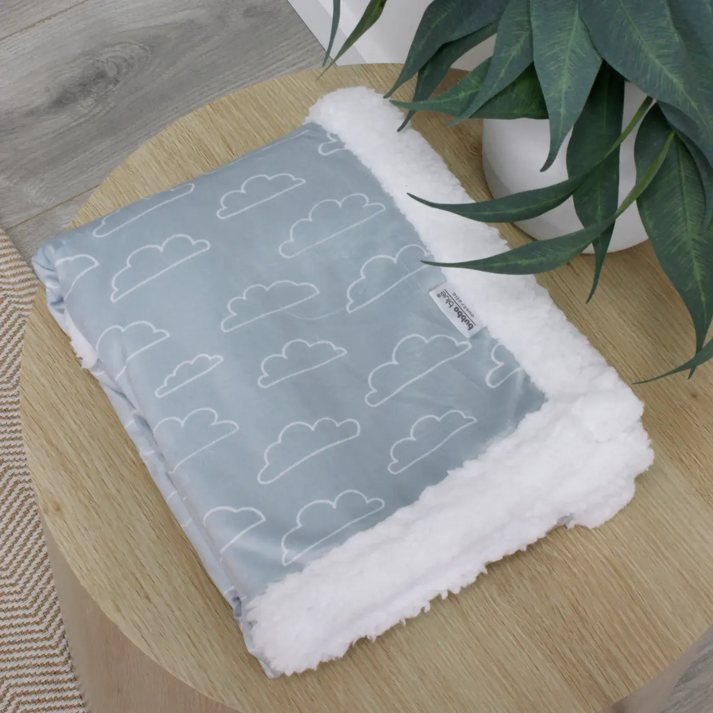 Bubba Blue Bubba Blue Nordic Cuddle Blanket Lamb Fleece