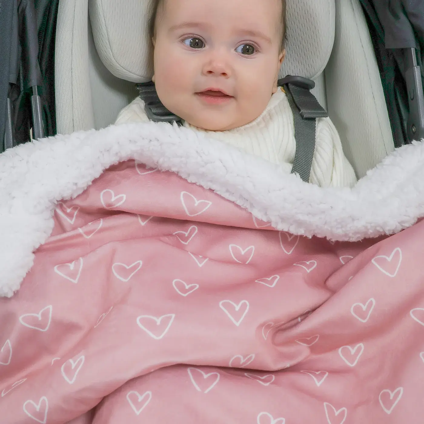 Bubba Blue Bubba Blue Nordic Cuddle Blanket Lamb Fleece
