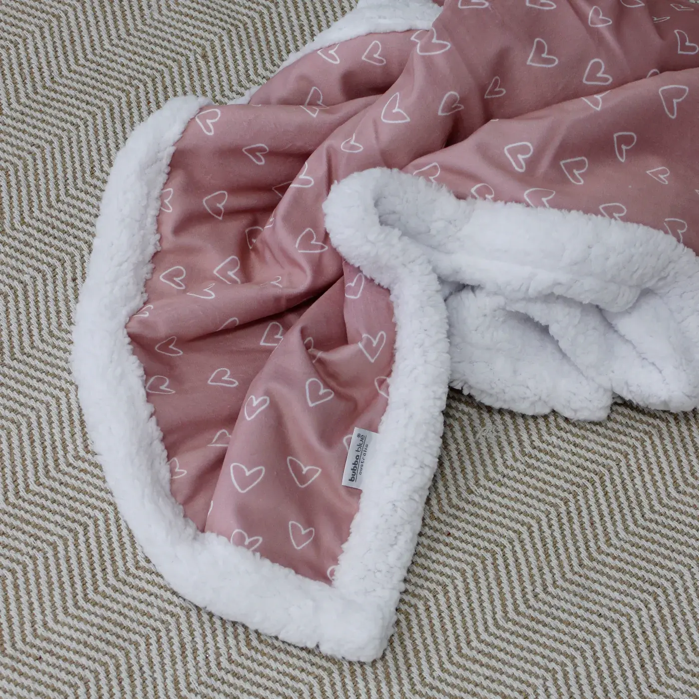 Bubba Blue Bubba Blue Nordic Cuddle Blanket Lamb Fleece