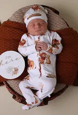 Snuggle Hunny Kids Snuggle Hunny Lion Organic Snuggle Sleepsuit Zip Footie
