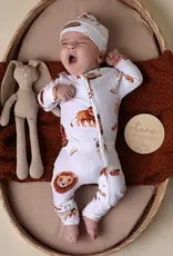 Snuggle Hunny Kids Snuggle Hunny Lion Organic Snugglesuit Convertible Romper