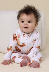 Snuggle Hunny Kids Snuggle Hunny Lion Organic Snugglesuit Convertible Romper