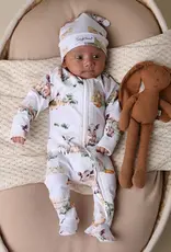 Snuggle Hunny Kids Snuggle Hunny Farm Organic Snuggle Sleepsuit Zip Footie