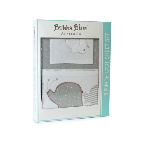 bubba blue cot sheet