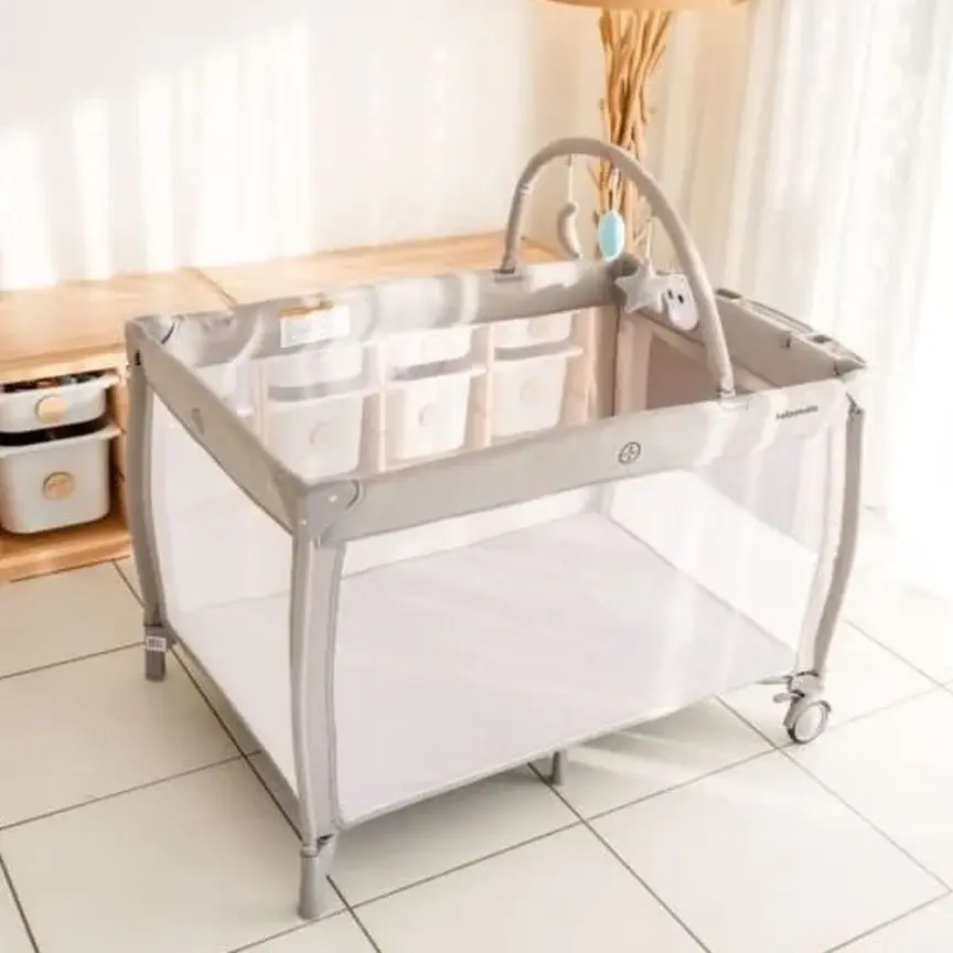 Roger Armstrong Baby Studio 3 in 1 Portacot Grey