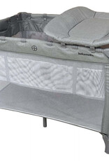 Baby Studio Baby Studio 2 in 1 Portacot Grey with bassinet and changer