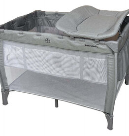 Baby Studio Baby Studio 2 in 1 Portacot Grey with bassinet and changer