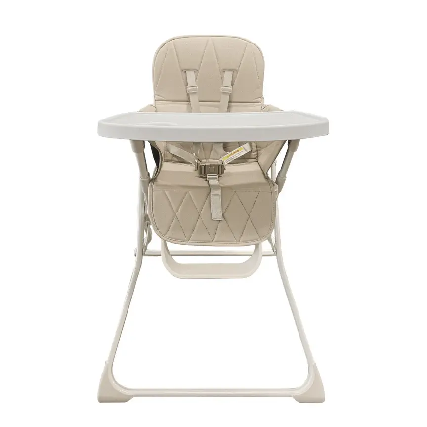 Baby Studio Baby Studio Super Slim Flat Fold High Chair - Beige