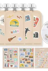 Cherub Baby Cherub Baby Customizable Reusable Food Pouches with Name Labels/Stickers 150ml 5PK Big Explorer