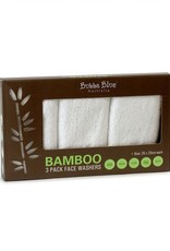 Bubba Blue Bubba Blue Bamboo 3pk Face Washers - White