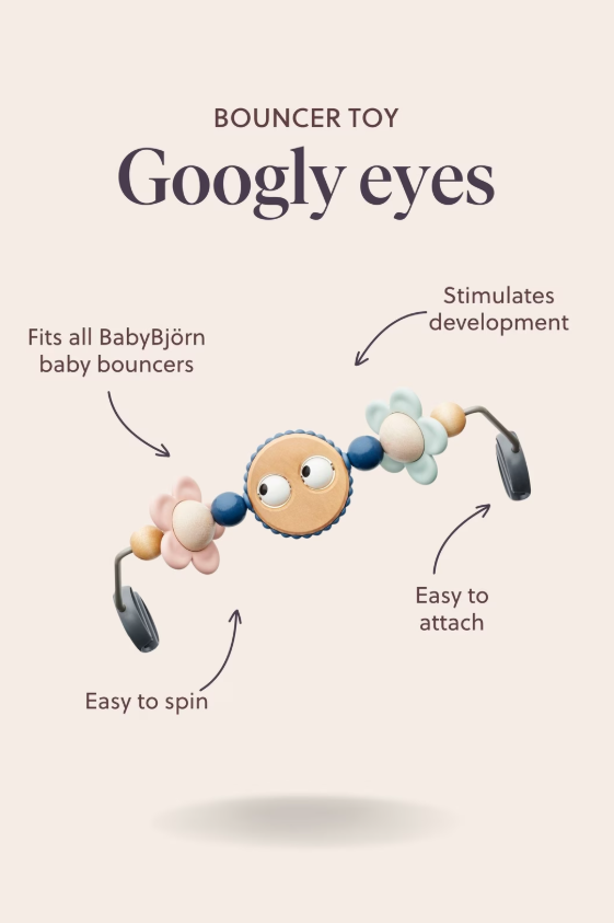 BabyBjorn BabyBjorn Toy for Bouncer, Googly Eyes Black & White