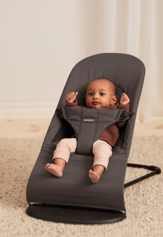 BabyBjorn BabyBjorn Bouncer Balance Soft - Woven/Jersey, Tri-Fabric