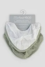 Little Bamboo Little Bamboo Muslin Bib 2Pk