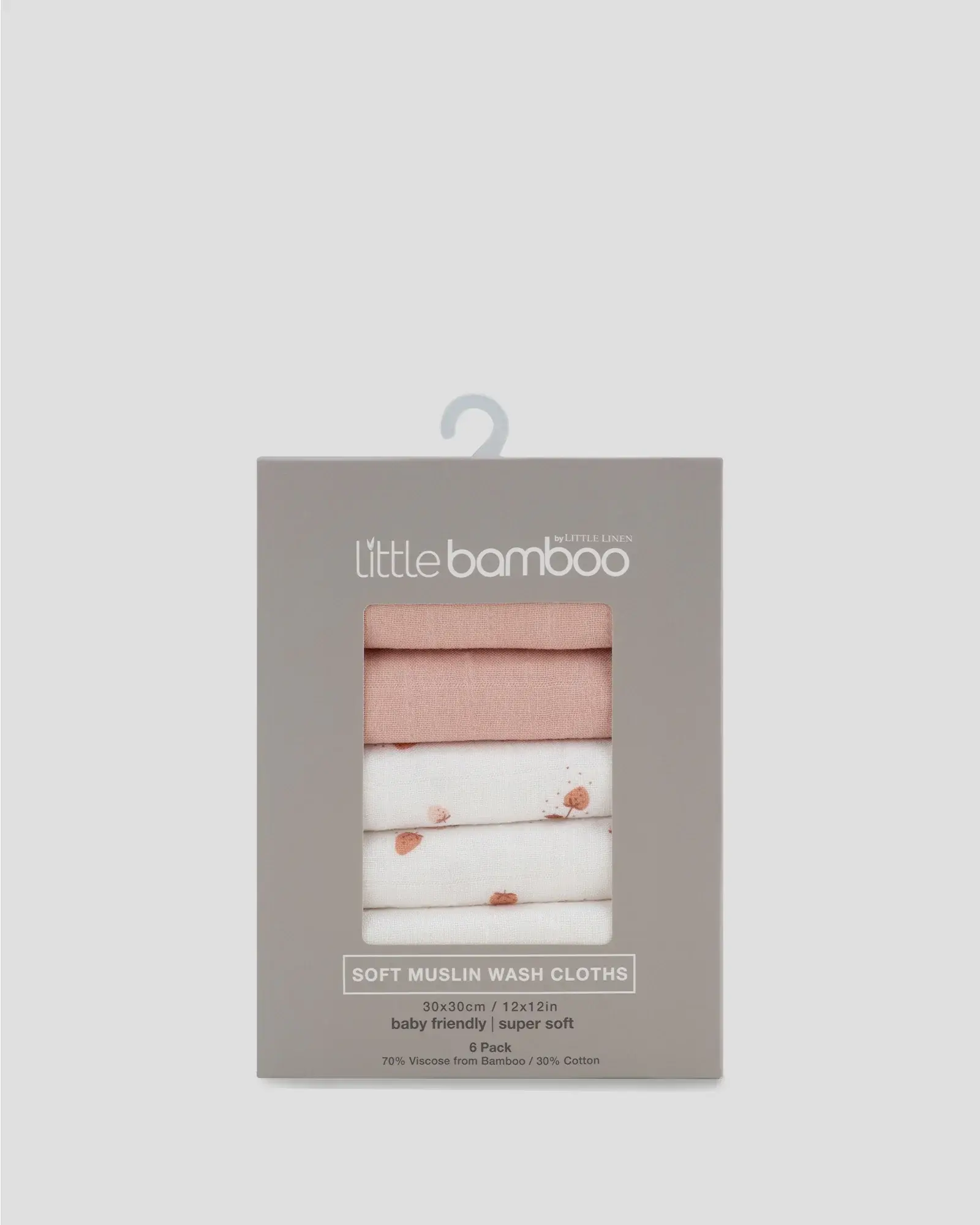 Little Bamboo Little Bamboo Wash Cloths - 6 Pack