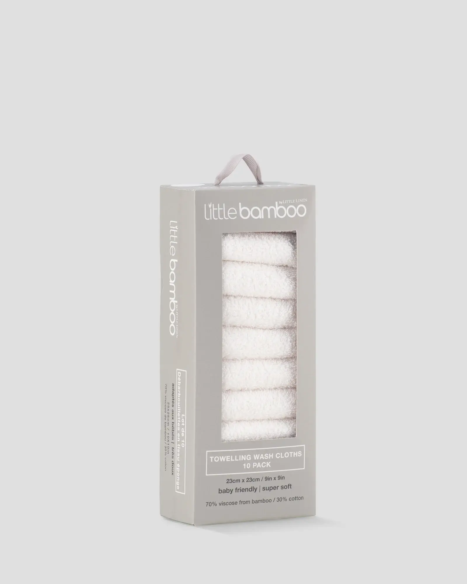 Little Bamboo Little Bamboo Towelling Washer 10PK