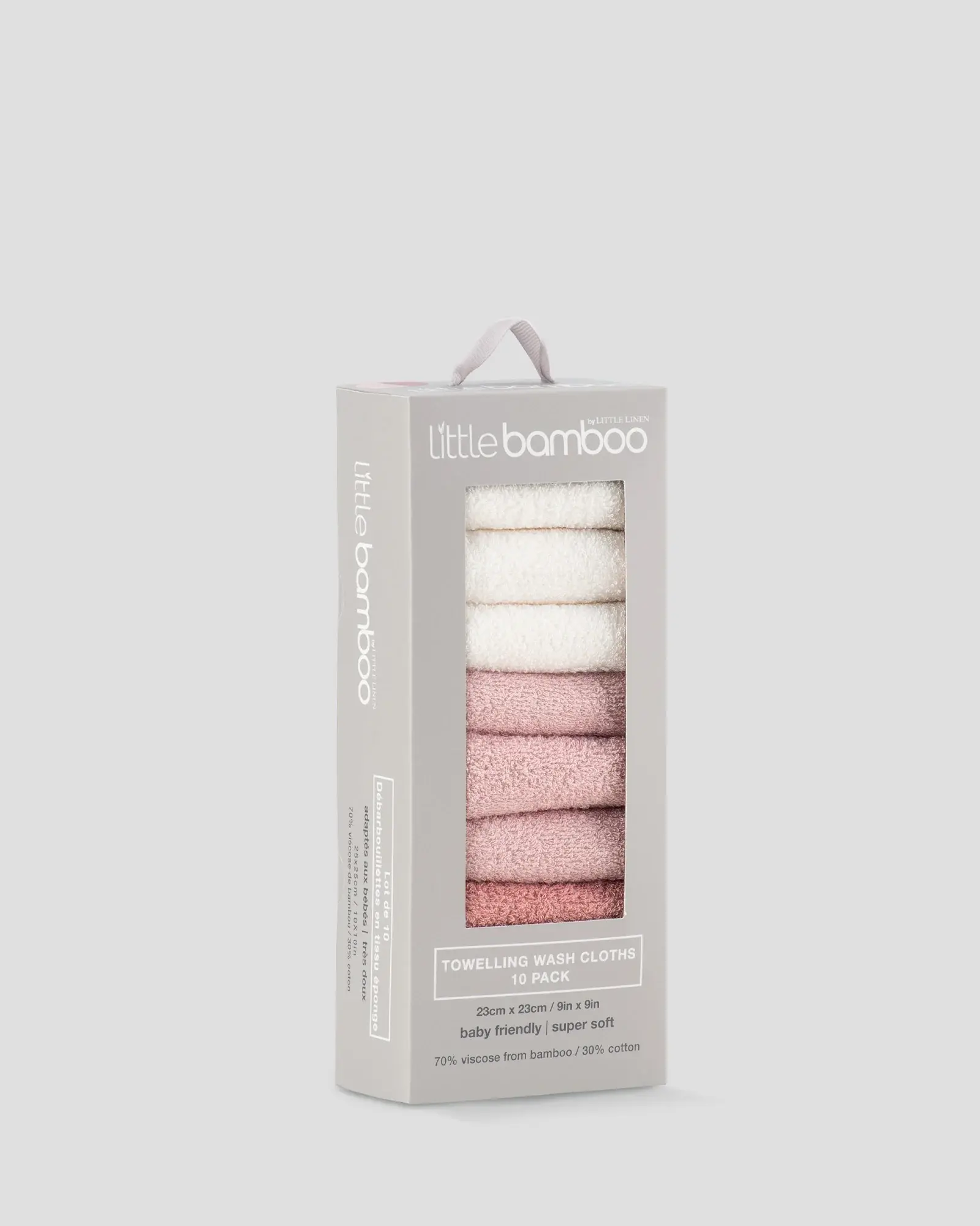 Little Bamboo Little Bamboo Towelling Washer 10PK