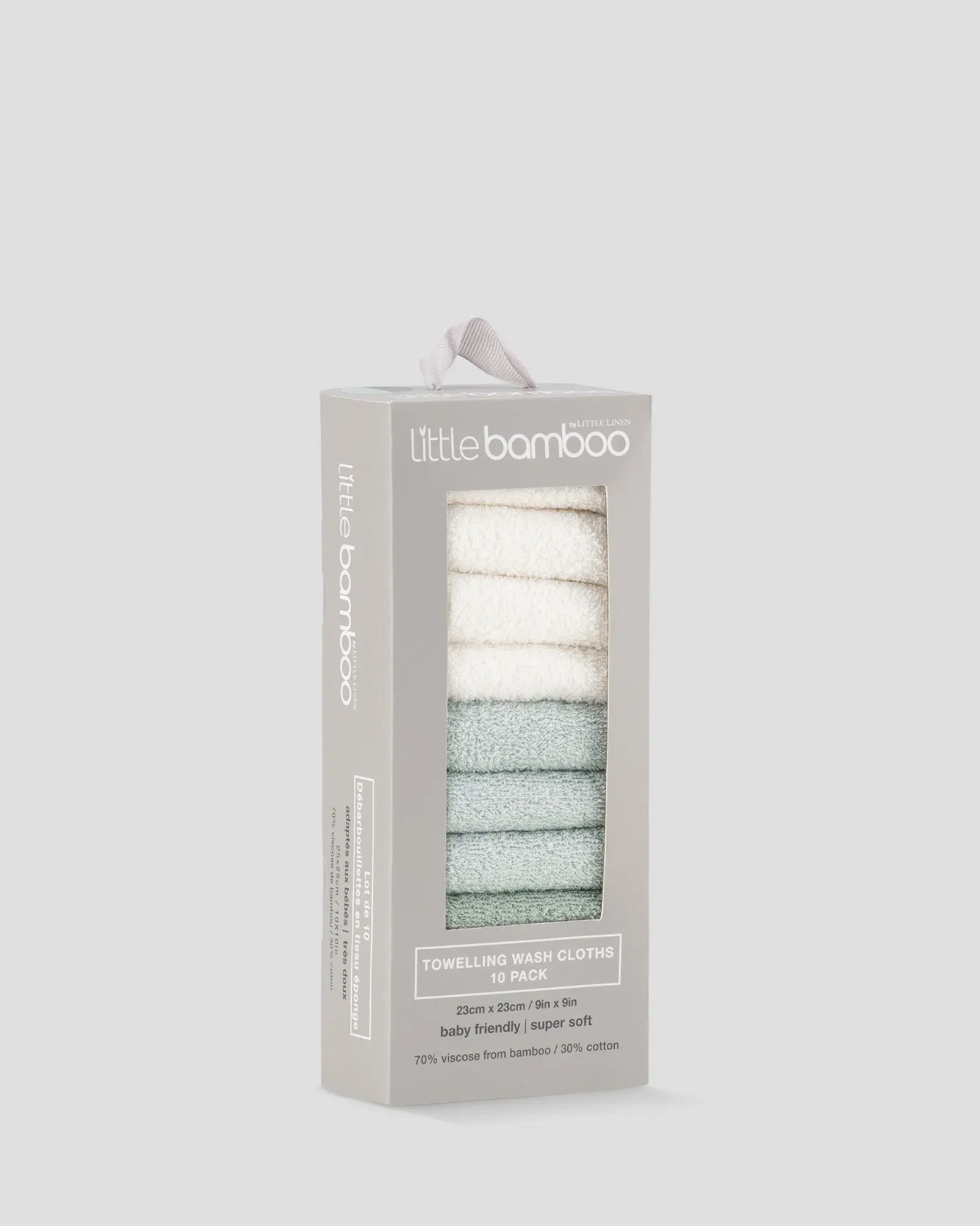 Little Bamboo Little Bamboo Towelling Washer 10PK