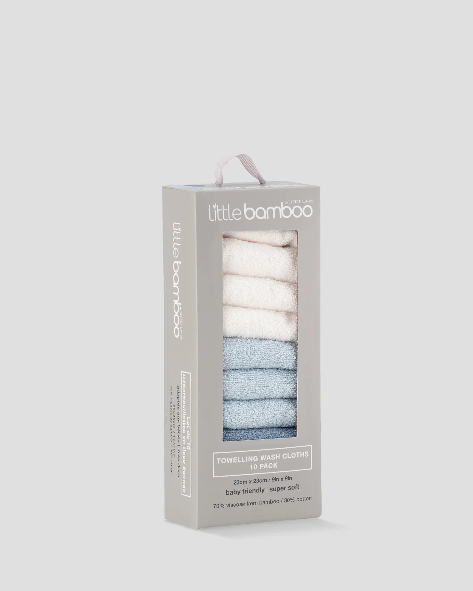 Little Bamboo Little Bamboo Towelling Washer 10PK