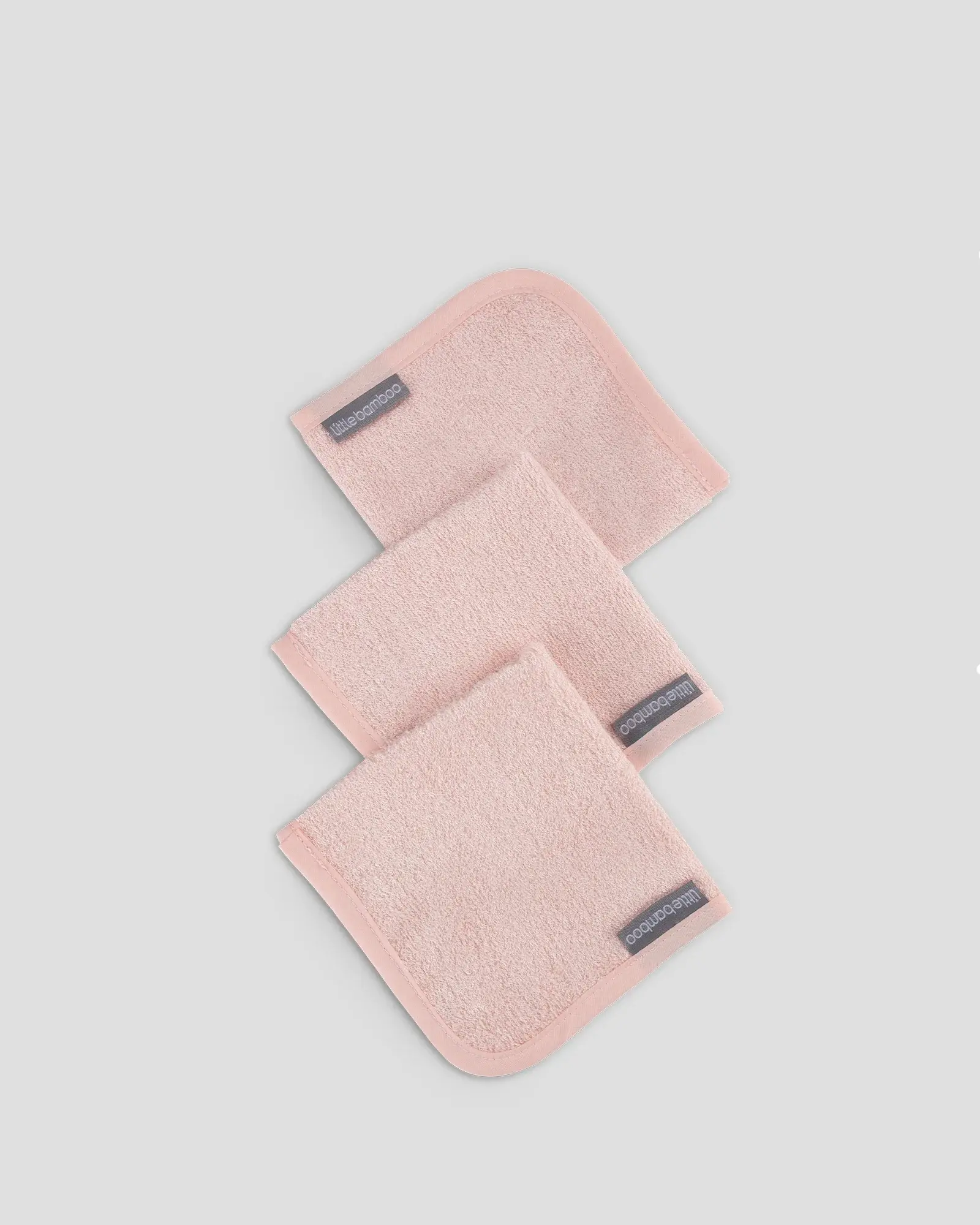 Little Bamboo Little Bamboo Towelling Wash Cloths 3 Pack