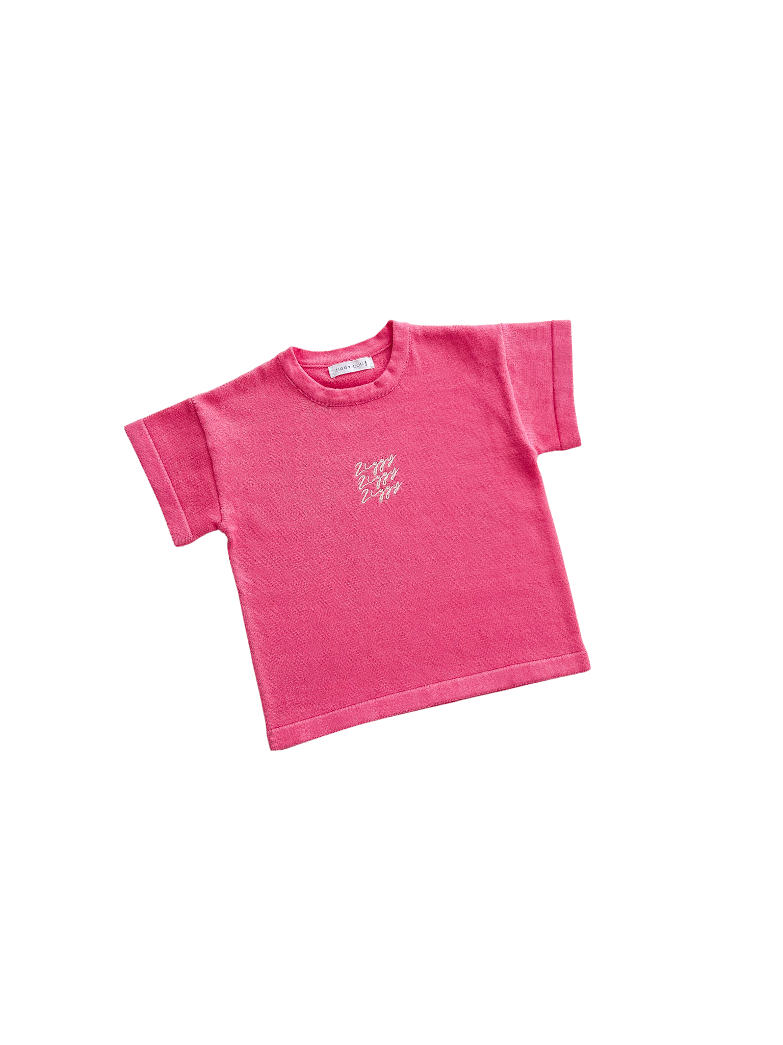 Ziggy Lou Ziggy Lou Signature Tee Raspberry 3-6M