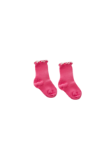 Ziggy Lou Ziggy Lou Socks Raspberry 6-12M