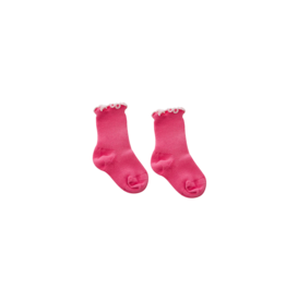 Ziggy Lou Ziggy Lou Socks Raspberry 6-12M