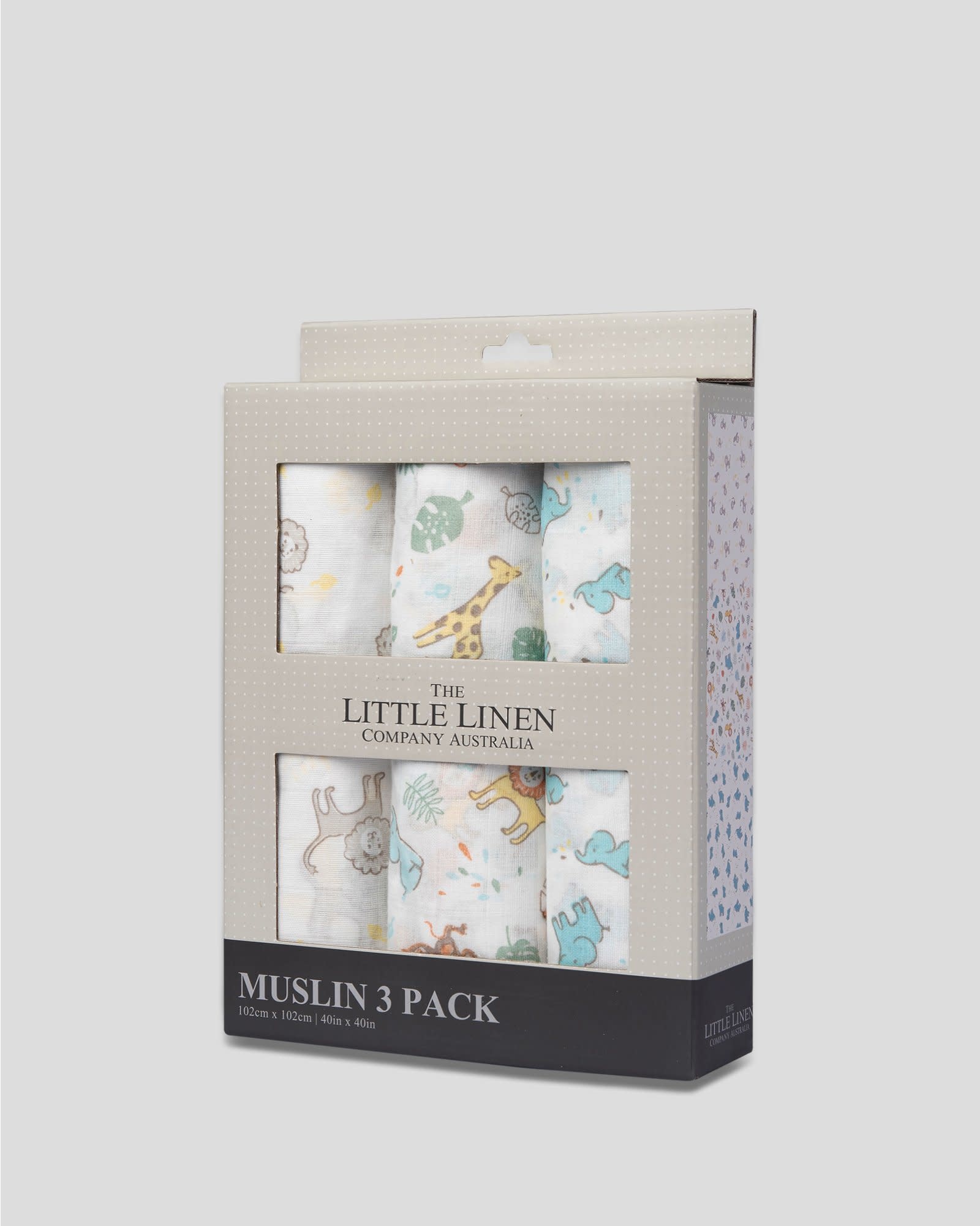 Little Linen Little Linen Muslin 3 Pack Prints