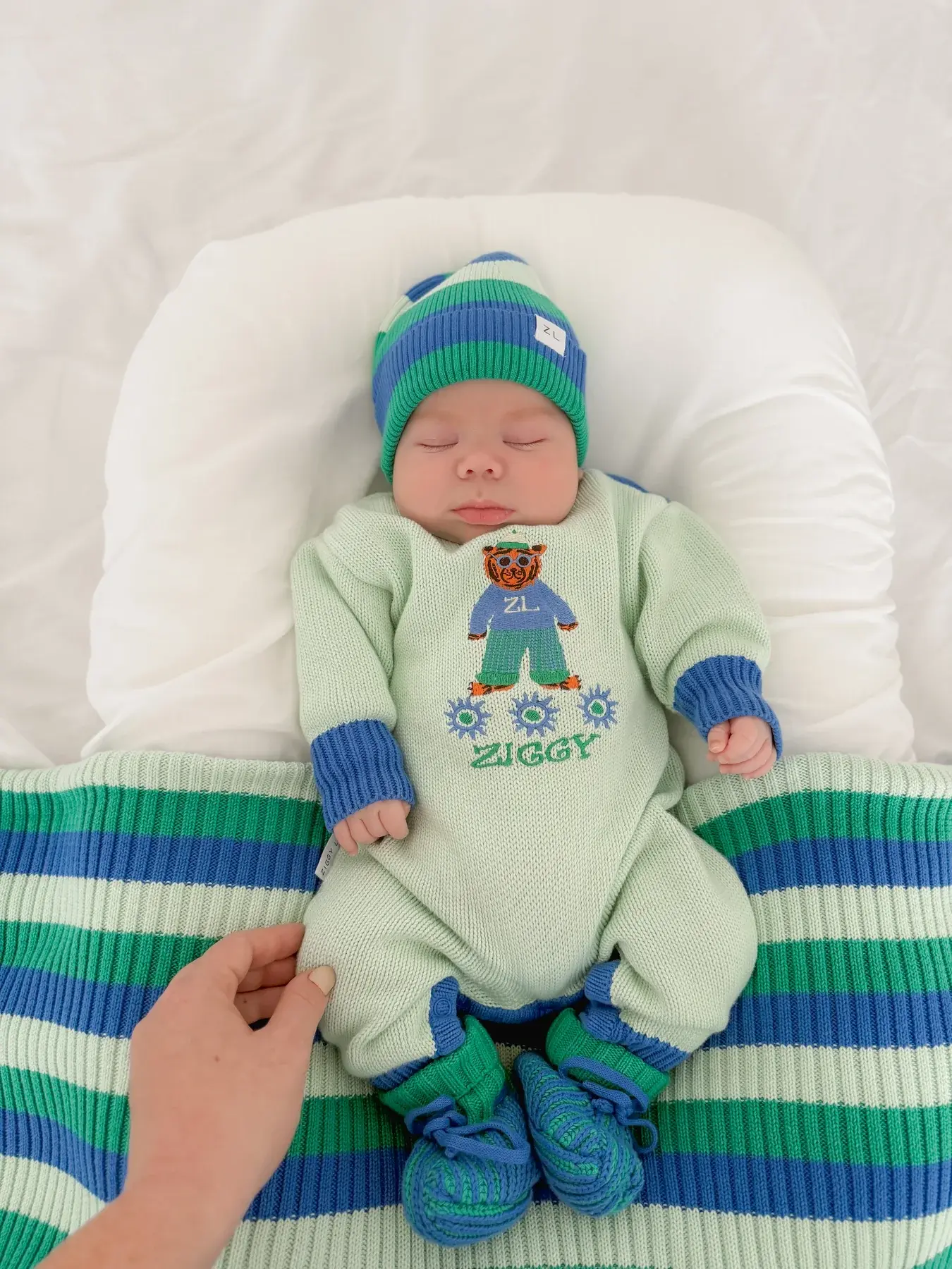 Ziggy Lou Ziggy Lou Winter Playsuit Otto 0-3M