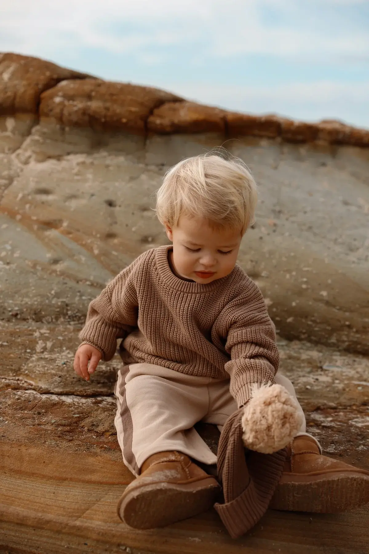Ziggy Lou Ziggy Lou Jumper Mocha 6-12M